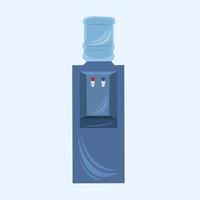 Ilustración de vector de máquina dispensadora de agua para diseño gráfico y elemento decorativo