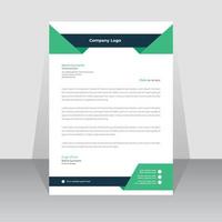 Professional creative business letterhead template design vector