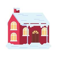 winter cozy house vector