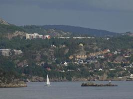 the city of Bergen and the fjords of norway photo