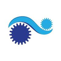 Gear Logo Template vector icon illustration design