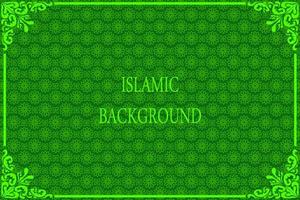 green EID background with snowflakes vector