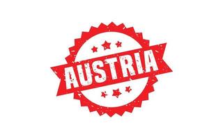 AUSTRIA stamp rubber with grunge style on white background vector