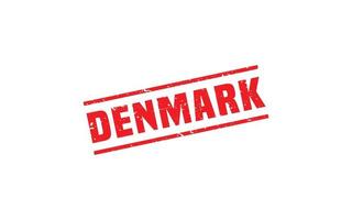 DENMARK stamp rubber with grunge style on white background vector