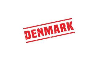 DENMARK stamp rubber with grunge style on white background vector