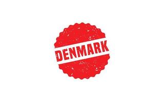 DENMARK stamp rubber with grunge style on white background vector