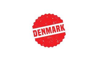 DENMARK stamp rubber with grunge style on white background vector