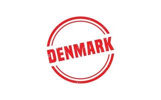 DENMARK stamp rubber with grunge style on white background vector