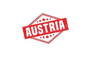 AUSTRIA stamp rubber with grunge style on white background vector