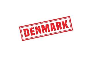 DENMARK stamp rubber with grunge style on white background vector