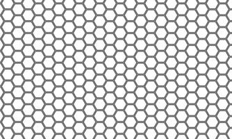 fondo de diseño de patrón hexagonal simple vector