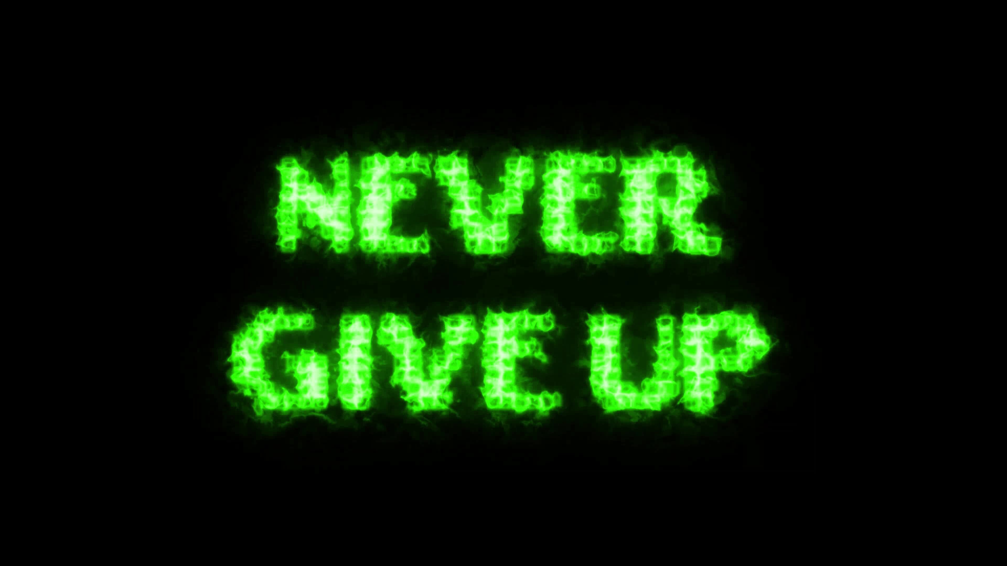 Animated never give up text background with burning effect. Motivation background 16746505 Stock Video at Vecteezy Animated never give up text background with burning effect. Motivation background 16746505 Stock Video at Vecteezy