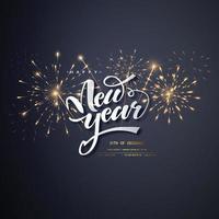 Happy New Year vector