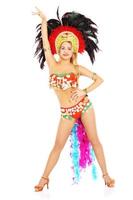 Woman with carnival costume photo