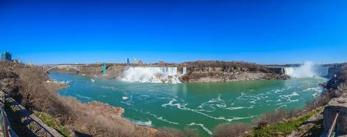 Panorama picture of Niagara Falls photo