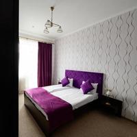 Classic and minimalist bedroom in the hotel. photo