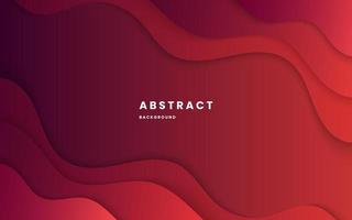 3D liquid abstract background with overlap layer background. red gradient background dynamic wavy light and shadow. modern elegant design background. illustration vector 10 eps.