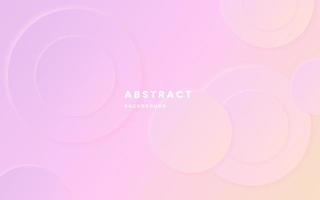 Modern abstract background elegant circle shape design. pink gradient background. circle shape and shadow. illustration vector 10 eps.
