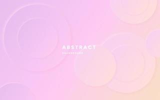 Modern abstract background elegant circle shape design. pink gradient background. circle shape and shadow. illustration vector 10 eps.