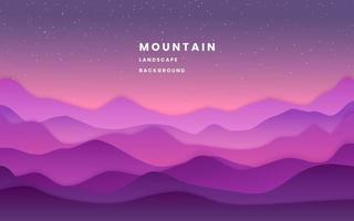 Mountains landscape background. illustration vector 10 eps.