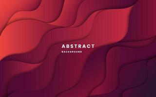 Liquid dynamic shapes abstract composition. red to purple  gradient background dynamic wavy light and shadow. liquid abstract background. modern elegant design background. illustration vector 10 eps.