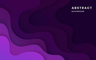 3D liquid abstract background with overlap layer background. purple gradient background dynamic wavy light and shadow. modern elegant design background. illustration vector 10 eps.