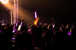light bokeh in concert blur background photo