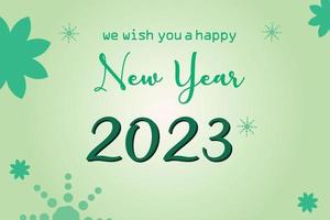 Happy new year 2023 banner design vector