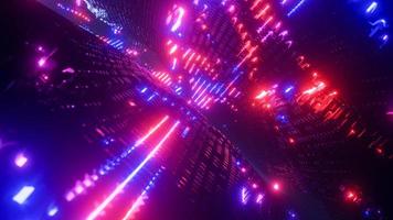 Audio visualization in the form of luminous waves. 3D rendering illustration. photo