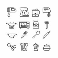 Cooking equipment icon template. Stock vector illustration