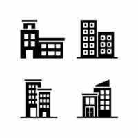 Building icon template. Stock vector illustration.