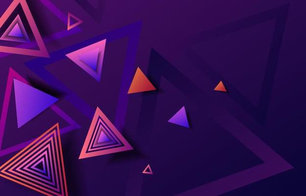 Modern Abstract Triangular Background