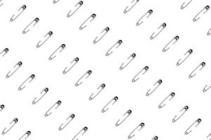 Seamless Motif Pattern Inspired by Safety Pin for Decoration, Ornate, Website, Fashion Motifs Pattern, Art Illustration, Background or Graphic Design Element. Vector Illustration