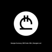 Georgia Currency Symbol, Georgian Lari Icon, GEL Sign. Vector Illustration