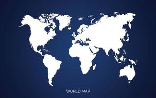 50 World or earth map. earth hemispheres with continents. Logo design, flat style vector illustration color editable isolated on blank background. Eps 10