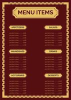 Restaurant Menu Background Vector Art, Icons, and Graphics for Free Download