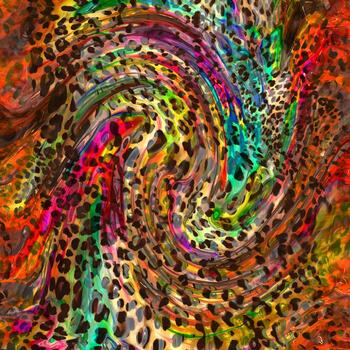 Leopard skin pattern abstract style,Textile and fashion fabric,Vintage style texture,Animal skin background,Leopard designed textile print pattern,Abstract leopard texture design photo