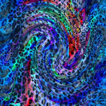 estilo abstracto de patrón de piel de leopardo, tela textil y de moda, textura de estilo vintage, fondo de piel animal, patrón de estampado textil diseñado por leopardo, diseño abstracto de textura de leopardo foto