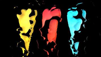 Abstract Liquid Background Digital Rendering photo