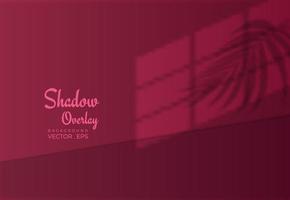 Magenta overlay shadow background vector