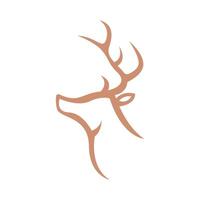 Deer logo icon design vector