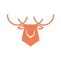 Deer logo icon design vector