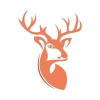 Deer logo icon design vector