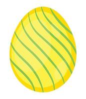 decorative egg happy easter vector