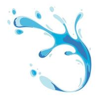 water splash and drops vector