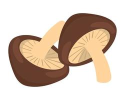 mushrooms food icon vector