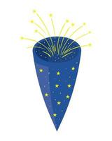 party hat new year vector
