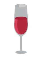 wine glass icon vector