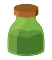 matcha in bottle vector