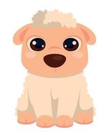 sheep cute animal vector